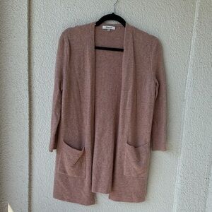 Madewell Women's Open Front Cardigan - pink